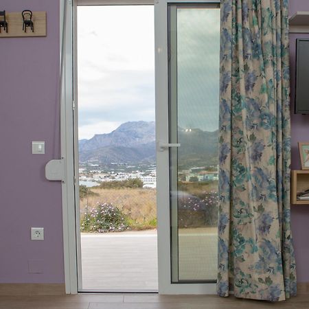 Studio Athena With Panoramic View Of Makrygialos Pilalimata Экстерьер фото